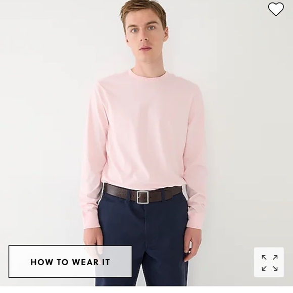 J. Crew Other - J Crew Long-sleeve Broken-in T-shirt AU006